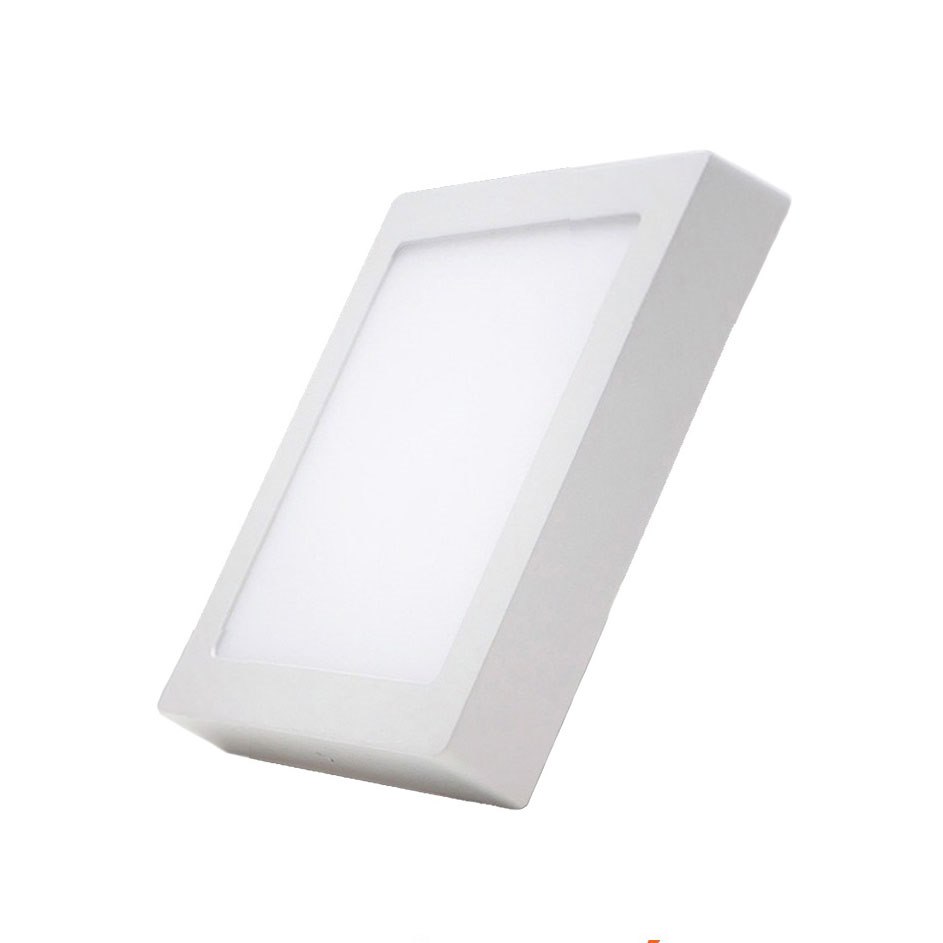 Đèn led panel ốp trần nổi vuông 18W viền trắng