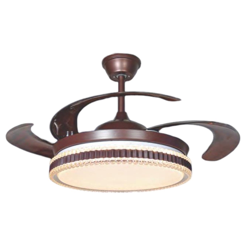 Quạt trần đèn cánh xếp Nam Long NetViet NQ 9315 Ø450/900*H450