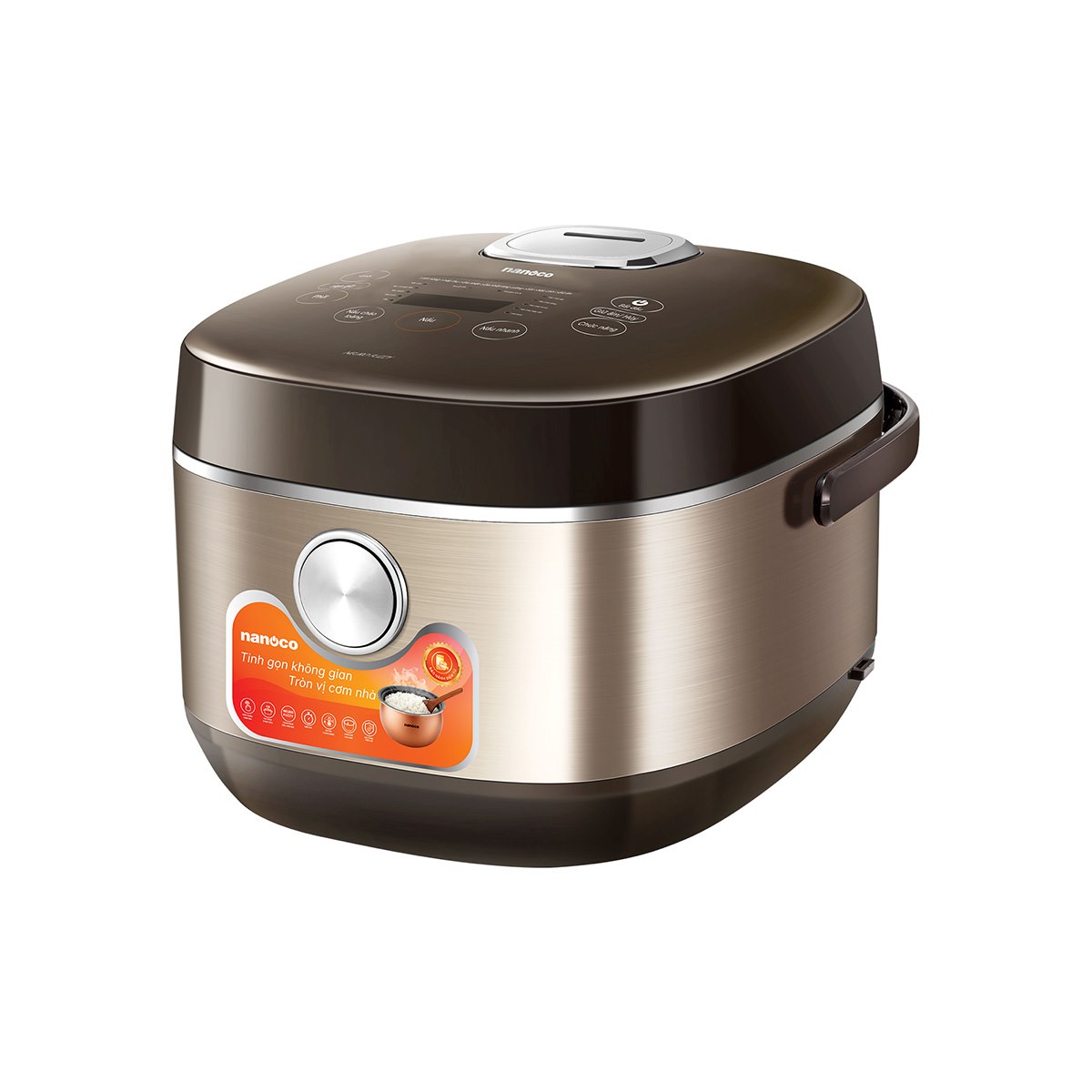 Nồi cơm điện tử Nanoco NRC1807GO 1.8L