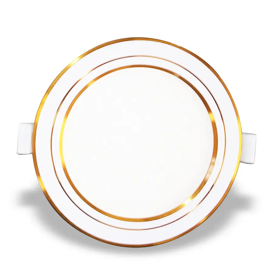 Đèn Led Slim Downligt Hera series 12W viền vàng