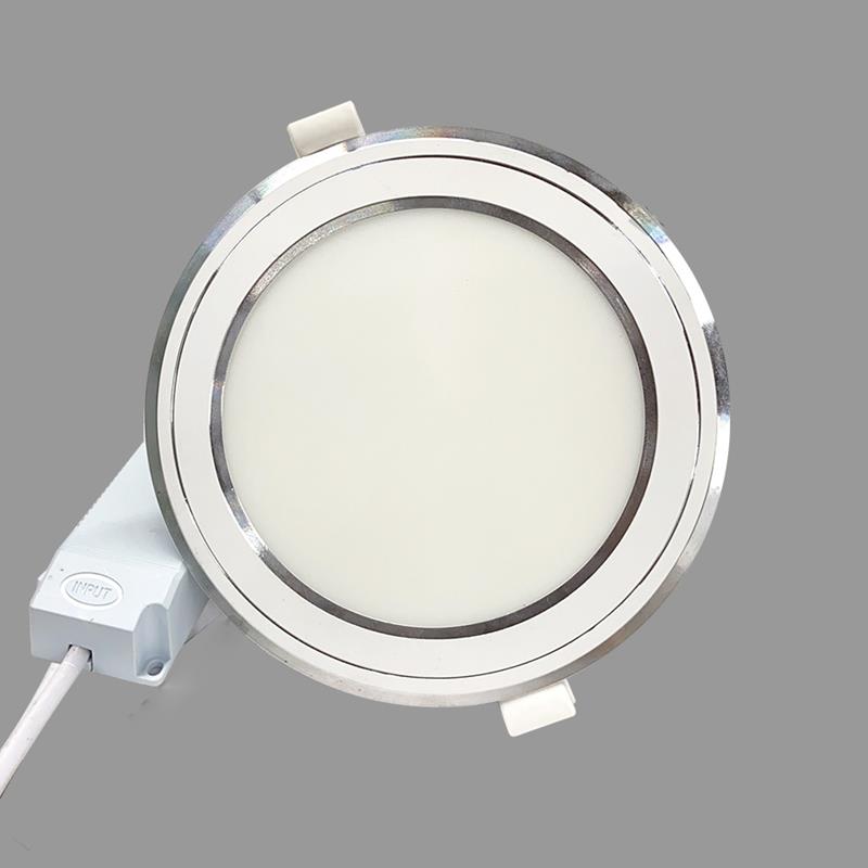 Đèn Led Slim Downligt Hera series 7W viền bạc