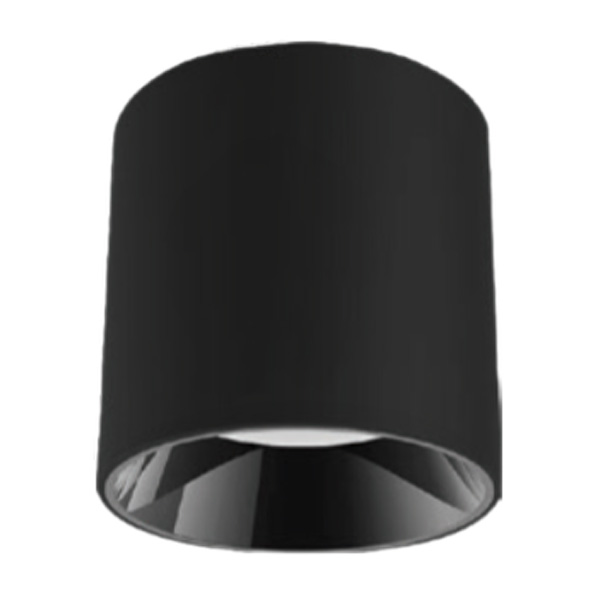 Đèn led downlight trụ ốp trần NANOCO (màu đen) 10W