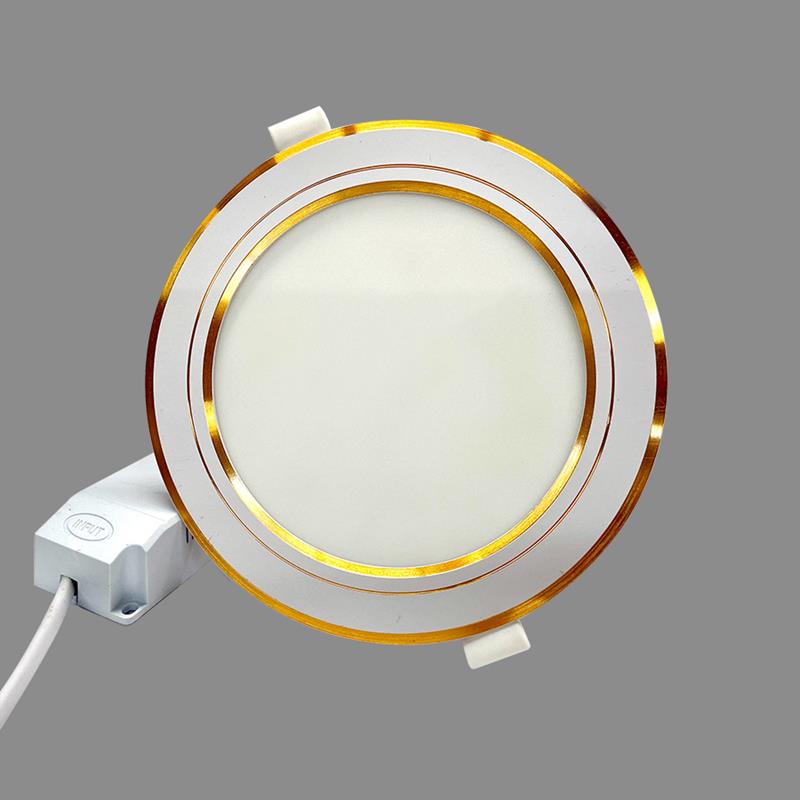 Đèn Led Slim Downligt Hera series 7W viền vàng