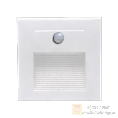 Đèn lối đi ốp nổi, cảm biến 30-45s sau khi kết thúc chuyển động L88*H88*W25mm NANOCO