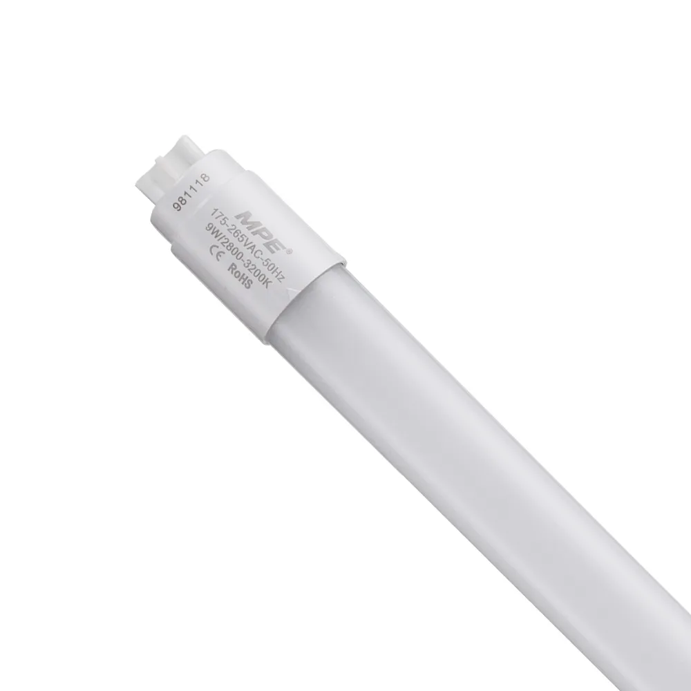 Đèn LED tube MPE T8 Nano + PC ánh sáng vàng