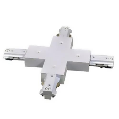 Khớp nối chữ thập thanh ray loại H màu trắng