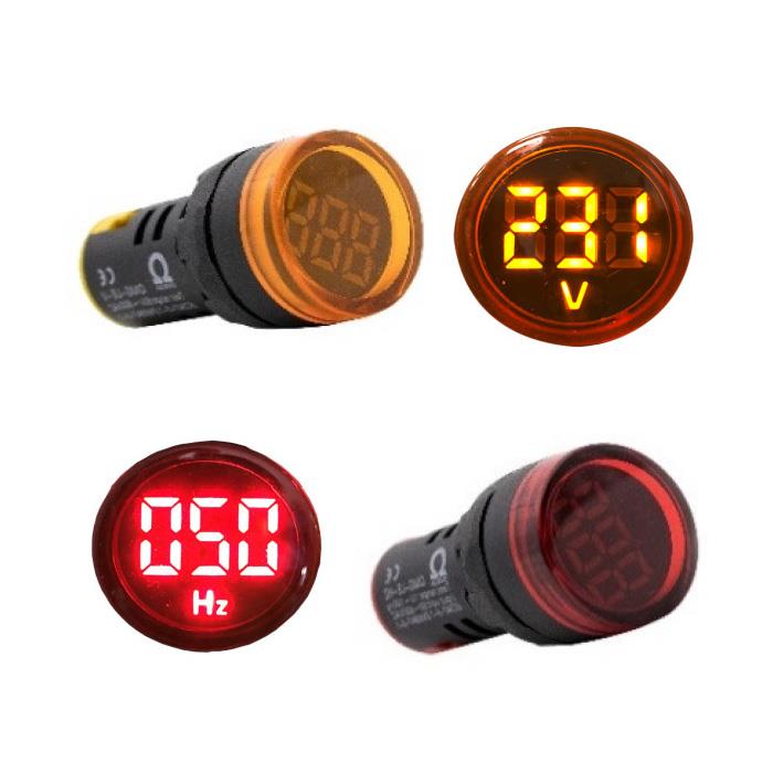 Đèn báo đặc biệt Ø22, IP54, hiển thị tần số 10~100Hz