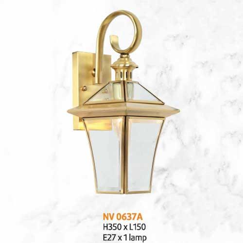 Đèn vách đồng L150 x H350, E27 x 1 lamp
