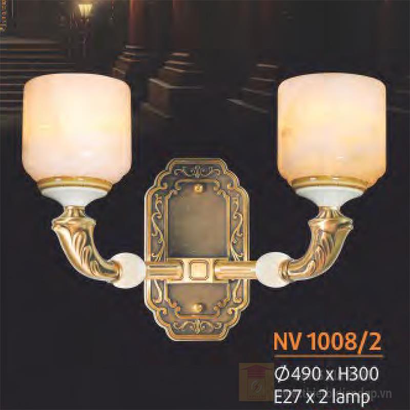 Đèn tường đồng phong cách cổ điển Ø490*H300 - E27*2 Lamp