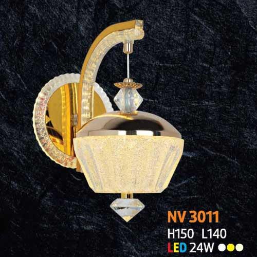 Đèn vách led 24W, L140 x H150, 3 màu ánh sáng
