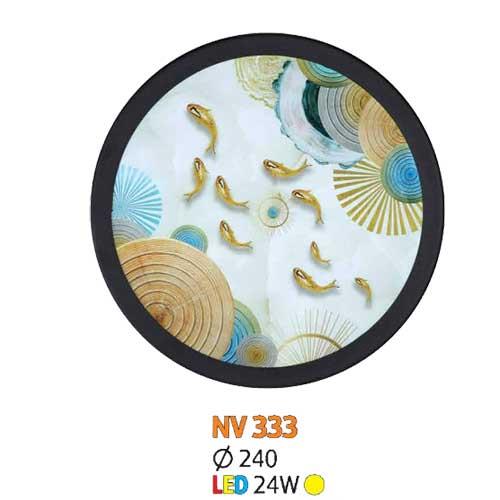 Đèn vách tranh tròn led 24W Ø240, ánh sáng vàng