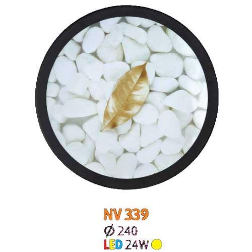 Đèn vách tranh tròn led 24W Ø240, ánh sáng vàng