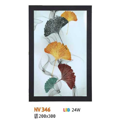 Đèn vách tranh chữ nhật led 24W Ø200 x 300