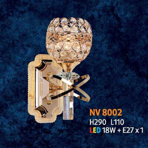Đèn vách led 18W + E27 x 1, L110 x H290