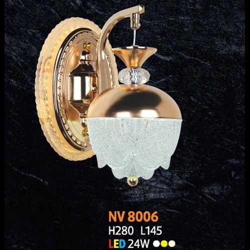 Đèn vách led 24W, L145 x H280, 3 màu ánh sáng