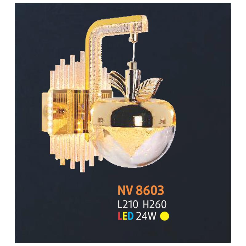 Đèn tường Led 24W trang trí L210*H260 - Ánh sáng vàng