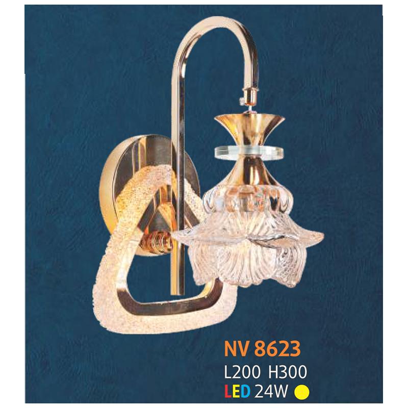 Đèn tường Led 24W trang trí L200*H300 - Ánh sáng vàng