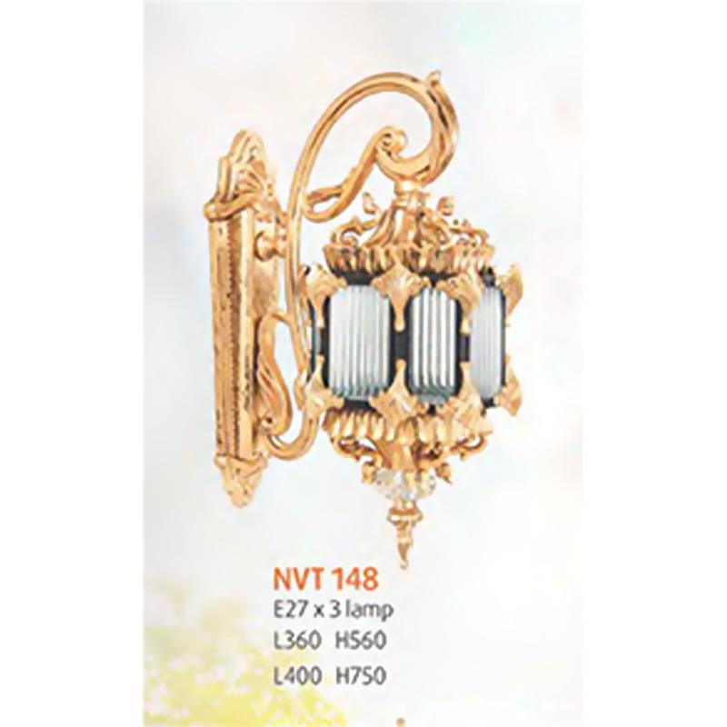 Đèn tường ngoài trời NVT 148 - E27*3