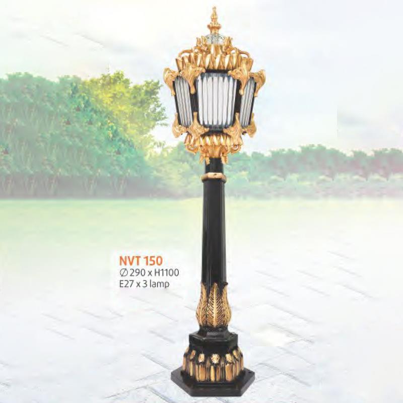 Đèn trụ ngoài trời NVT 150 - Ø290*H1100 - E27*3 lamp