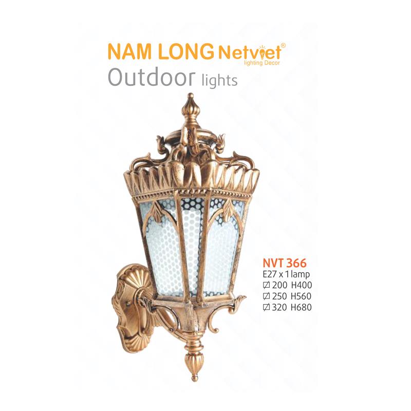 Đèn vách ngoài trời Ø250*H560 - E27*1 lamp