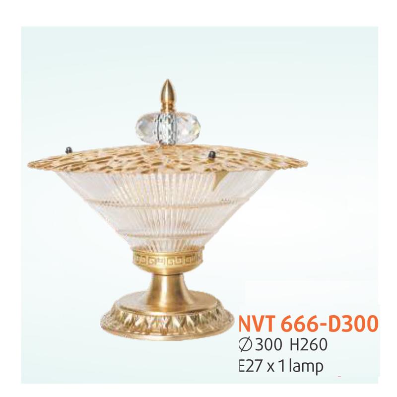 Đèn trụ cổng Ø300*H260 - E27*1 lamp