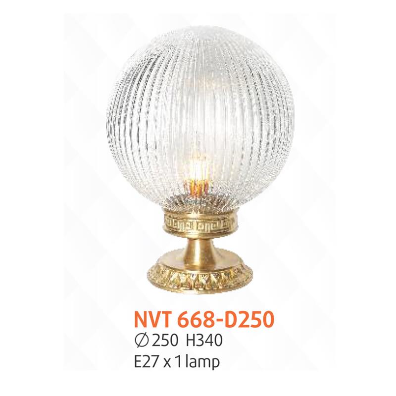Đèn trụ quả cầu Ø250*H340 - E27*1 lamp