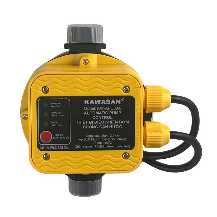 Thiết bị điều khiển phao bơm chống cạn nước Kawasan APC30A