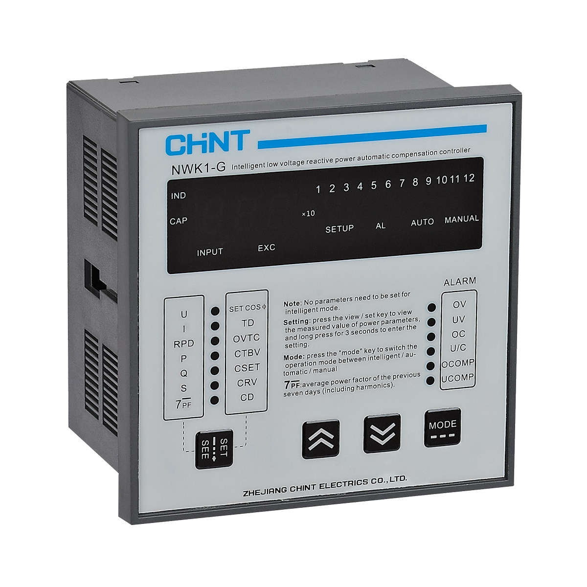 Bộ điều khiển tụ bù CHINT NWK1-GR