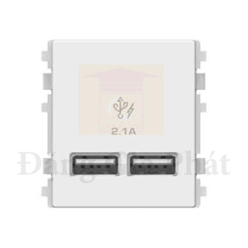 Ố sạc usb 2.1A đôi. size 2s