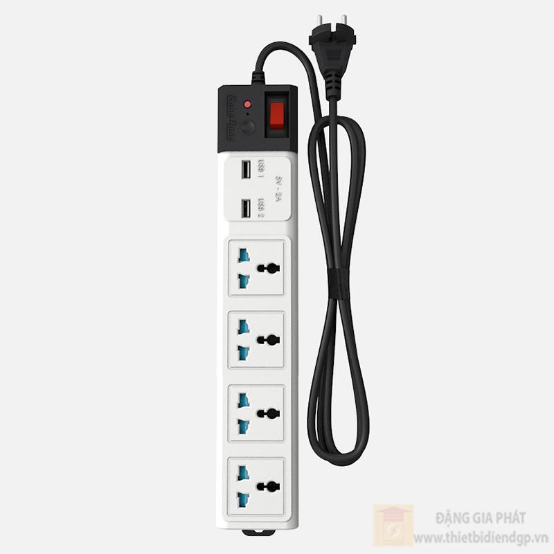 Ổ cắm đa năng USB chống giật OC04.USB 4C