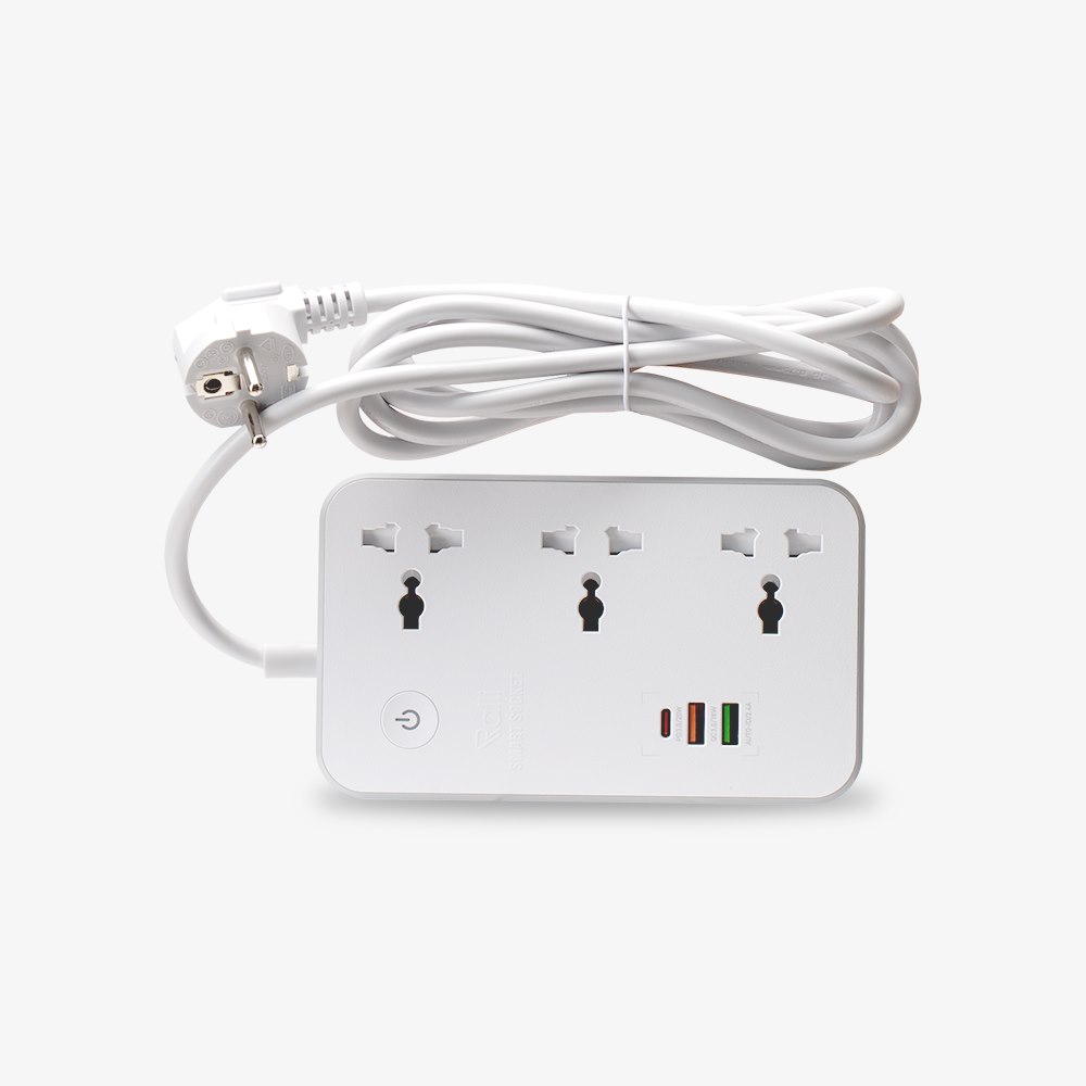 Ổ cắm thông minh Wifi Rạng Đông OC08.WF.USB 3C/10A 2500W