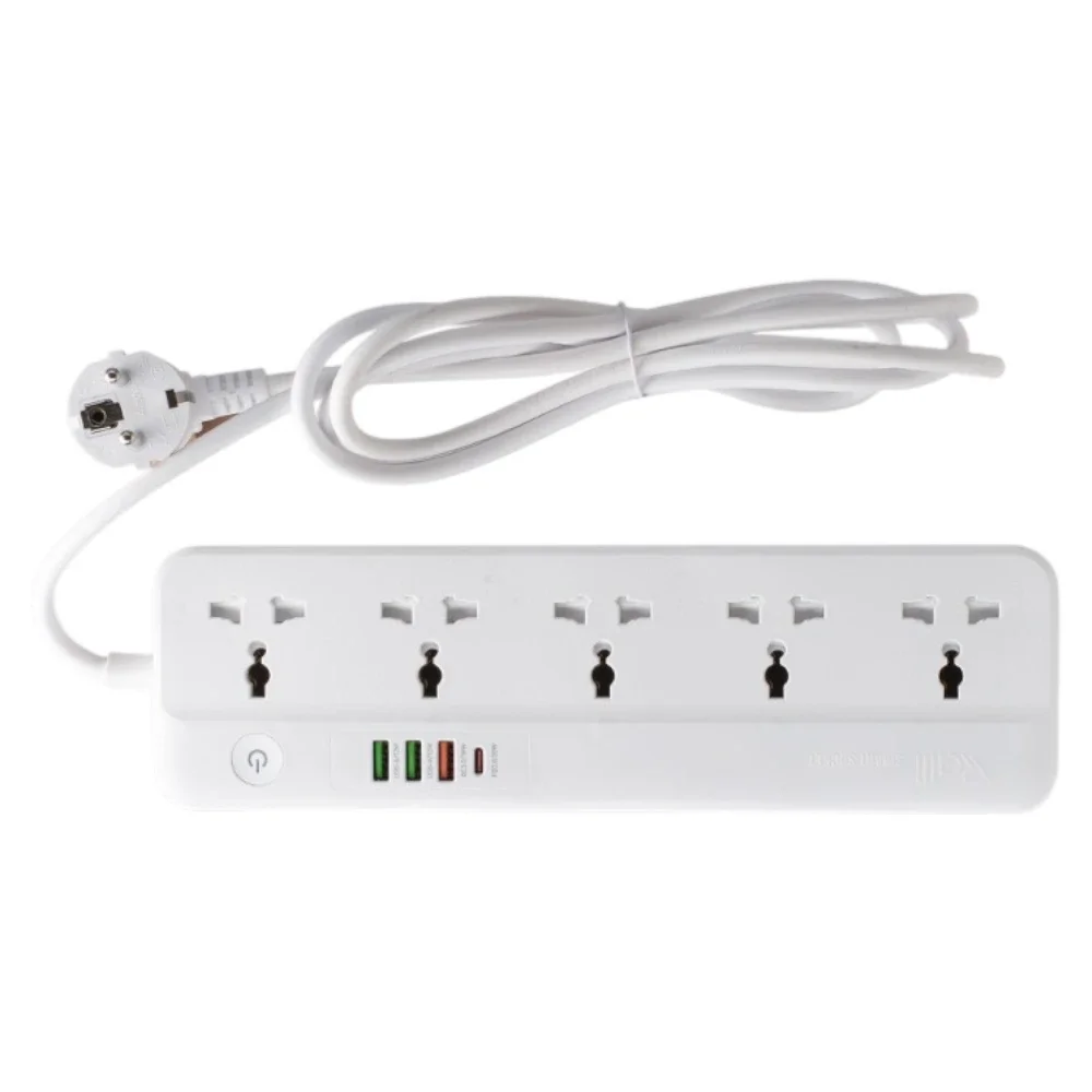 Ổ cắm kéo dài thông minh Wifi Rạng Đông OC09.WF.USB 5C/10A 2500W