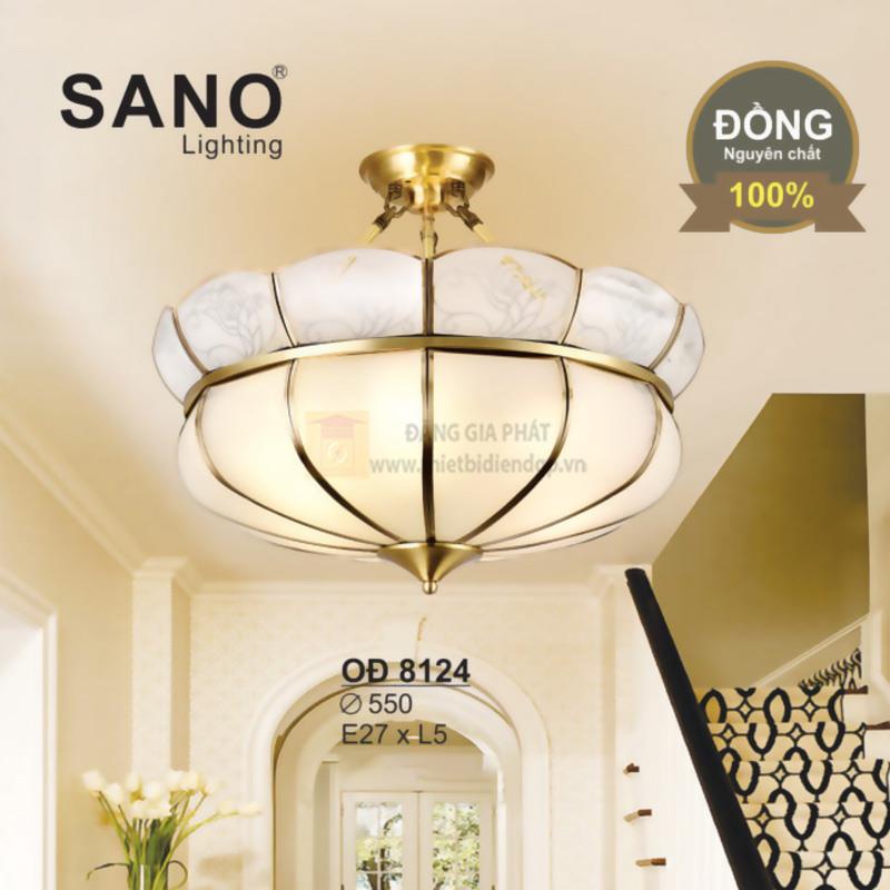 Đèn ốp trần Đồng - E27*L5 - Ø550