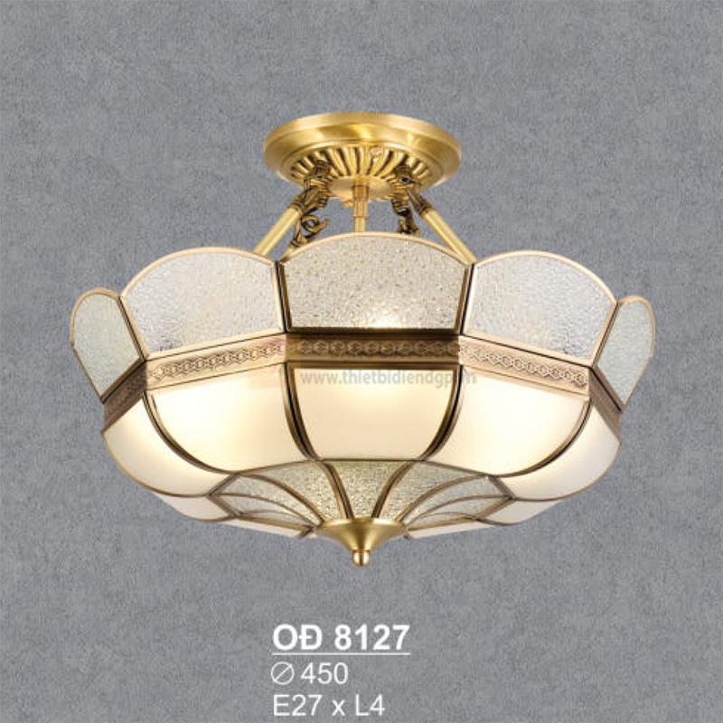 Đèn ốp trần Đồng - E27*L4 - Ø450