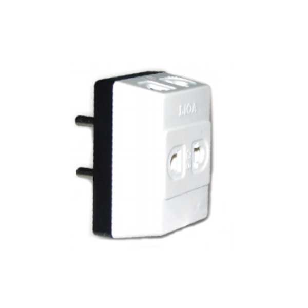 Ổ cắm nối chia 3 ngả chân cắm tròn LiOA ON3NC5