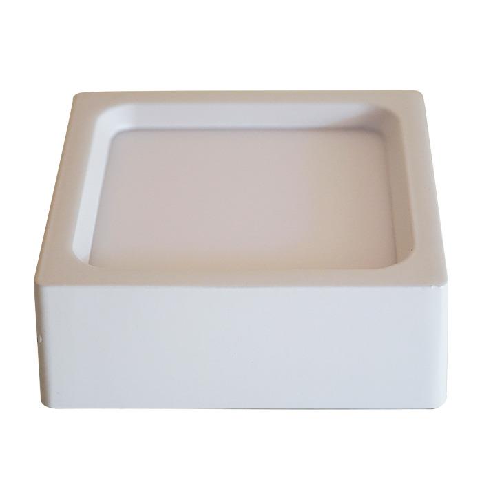 Đèn Ốp nổi vuông Luxyry viền trắng 24W