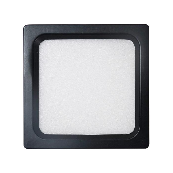 Đèn Ốp nổi vuông Luxury viền đen 6W