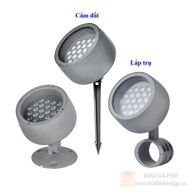 Đèn led chiếu điểm 48W đơn sắc mẫu D