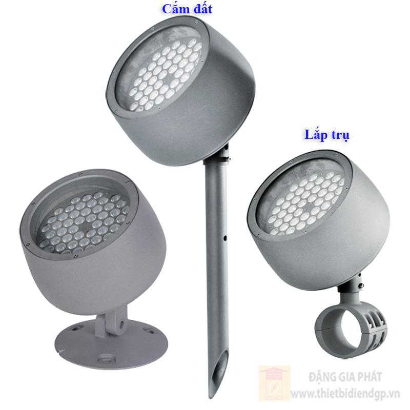 Đèn led chiếu điểm 72W đơn sắc mẫu D