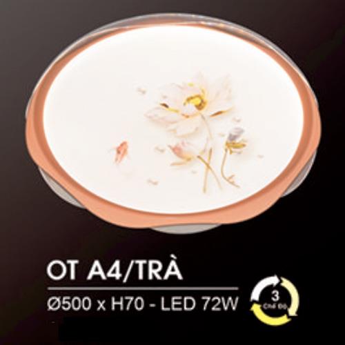 Đèn Ốp Trần Led 72W, Ø500*H70