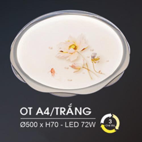 Đèn Ốp Trần Led 72W, Ø500*H70