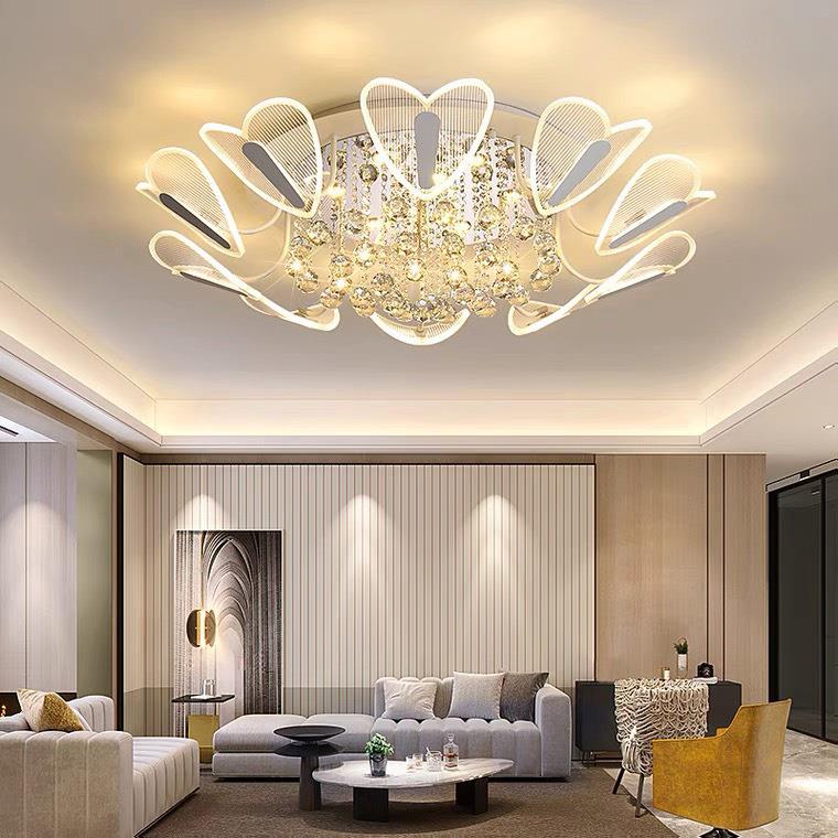 Đèn ốp trần Ø1000, Led 3 CĐ, có remote