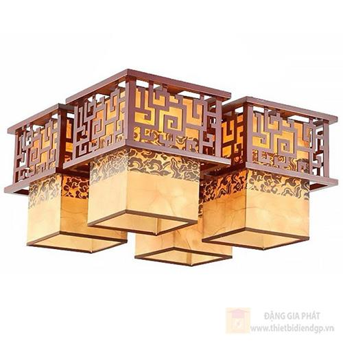 Đèn ốp trần mica L500*W500*H400 - E27*4