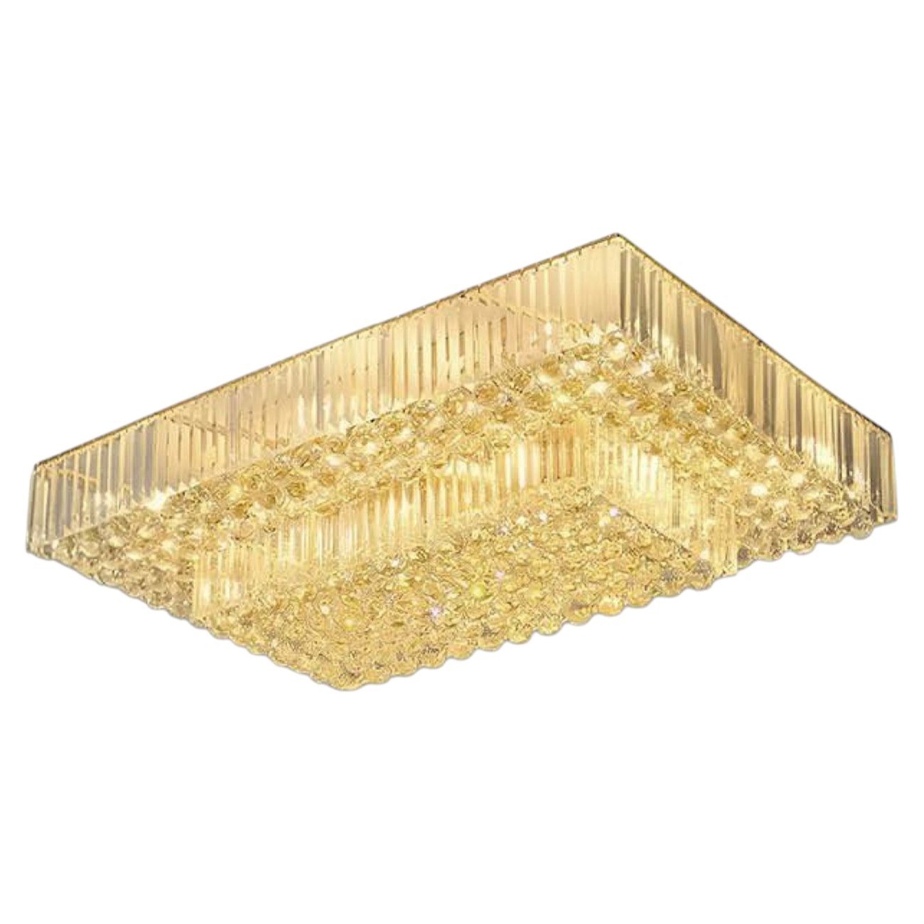 Đèn ốp trần pha lê L950* W650*H280 - E14*25