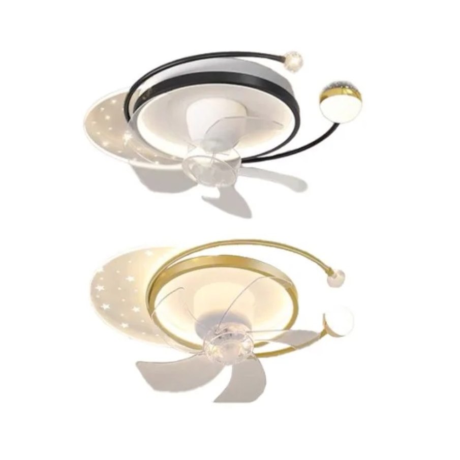 Đèn quạt ốp trần 355 DECOR OTQ83104 L600*W500