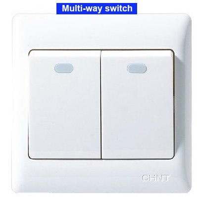 Bộ công tắc đa năng CHINT NEW7-G07200A White 10A 250V