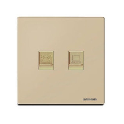 Bộ ổ cắm điện thoại và mạng GRIMMA G60GTELPC