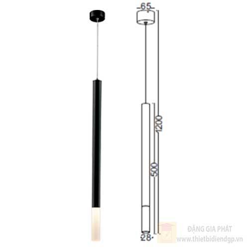 Đèn treo trần 3W vinaled mẫu B