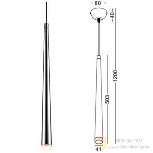 Đèn treo trần 5W vinaled mẫu C