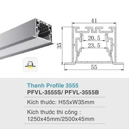 Thanh profile 3555